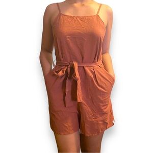 Rhythm.- Brown Summer Jumpsuit- Women’s Small